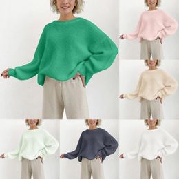 Women's Sweaters Baggy Wool Knitted Women Autumn Winter Long Sleeve Cashmere Pullovers Female Keep Warm Bottoming Jumpers Tops Christmas