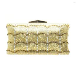 Evening Bags Sparkling Sequins Women's Bag Shell Shape Metal Chain Shoulder Clutch Party Green Red Wedding Day Handbag