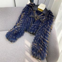 Fur Artificial in the Long Imitation Fox Asian Size. 2-3 Sizes Larger Than Usual Is Recommended