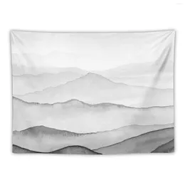 Tapestries Black Mountains Tapestry Wall Hanging Decoration For Rooms Art Room Decor Girls