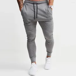 Men's Pants Athletic Joggers Sweatpants Casual Sports Slim Fit Fashionable Design Grey Black Red Dark Blue