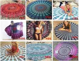 New Bohemian Indian Round Mandala Tapestry Wall Hanging Hippie Boho Beach Throw Towel Yoga Mat Hippy Gypsy Tablecloth Decor b6808458499