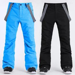 Skiing Pants 2024 Sport Men Outdoor Winter Man Snow Trousers Mountain Windproof Male Snowboard Clothes Warm Snowmobile Tracksuit