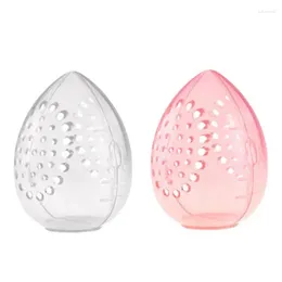 Storage Boxes 1/3PCS Makeup Egg Box Dust-proof Plastic Protable Waterproof Sponge Transparent Women Cosmetics