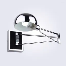 Wall Lamp Antique Bathroom Lighting Black Sconce Kitchen Decor Led Switch Bed Waterproof For