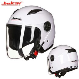 Motorcycle Helmets Men Motorcycle half Helmets Dual Lens Scooter Moto Helmet Casco vespa village Riding capacete de moto motocross HelmetsL21029