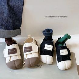 Boots Korean Children Casual Shoes Kids Canvas Spring Autumn Toddler Boys Baby Girl 231027