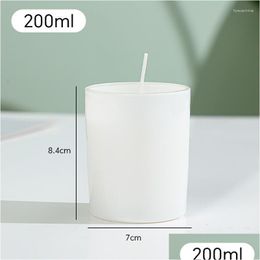 Candle Holders Glass Transparent Candlestick Cup Mti Specification Desktop Drop Delivery Home Garden Dhdh5