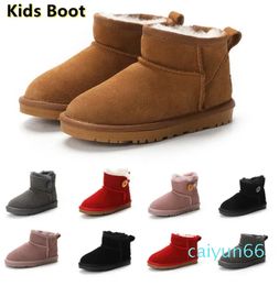 Kids Boots Children Girls Mini snow boot Winter Warm Toddler Boys Kids Children's Plush Warm Shoes