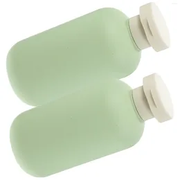 Liquid Soap Dispenser 2 Pcs Shower Gel Bottle Lotion Bottles Travel Toiletries Makeup Container Shampoo Pp Containers