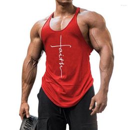 Men's Tank Tops Men's Male Vest Top Casual Loose Fit Comfortable Skin-friendly O Neck Summer Men Sweatshirt Sleeveless Exercise Workout