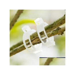 Other Garden Supplies Plant Supports Plastic Clips Ring Connects Vine Trellis Fastener Protection Grafting Tied Fixture Vegetable To Dh9T1