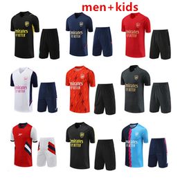 2023 2024 arsen Soccer TRACKSUIT set 23/24 Short sleeve shorts men and kid football kit chandal futbol survetement TRAINING suit soccer jerseys