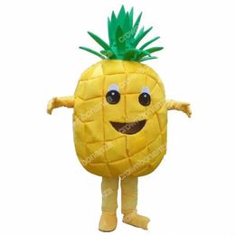 Super Cute Pineapple Mascot Costumes Halloween Cartoon Character Outfit Suit Xmas Outdoor Party Outfit Unisex Promotional Advertising Clothings