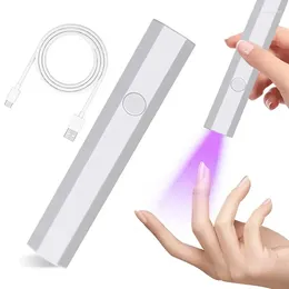 Nail Dryers Portable Handheld Mini Lamp For All Gel Polish Quick Dry USB Dryer Machine UV LED Pen