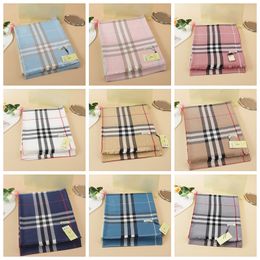 Top high-end cashmere scarf professional explosive classic plaid scarves soft fashion brand design with Colour contrast autumn winter warm Long Shawls size 180*70CM