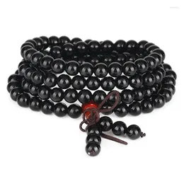 Strand Dankaishi Vintage Handmade Multilayer Matte Lava 6mm Beaded Bracelet For Men&Women Fashion Jewelry Bracelets