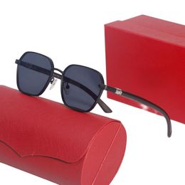 Men Famous Brand Designer Sunglass Fashion Luxury Gold Vintage Retro Frame Square Metal shape Women Man classic SunGlasses Eyeglass UV Lens Orginal Box