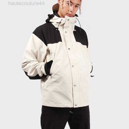 22fw 1990 Limited Mountain Hooded Jacket Early Autumn Color Matching Splicing Outdoor Jackets High Casual Coats Man Women Fashion Hip Hop Outwear Tjmjymf132