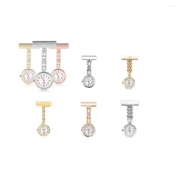 Pocket Watches 3 Pieces Alloy Watch Portable Round Replacement Universal Luminous Stylish Student Alarms Clock Gift