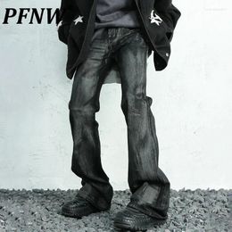 Men's Jeans PFNW Spring Autumn High Street Avant-garde Techwear Tide Handsome Anti-wrinkle Tactical Original Denim Pants 12A9385