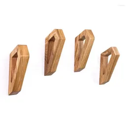 Hooks Simple Modern Solid Wood Hook Log Coat Wall Decoration Hollow Hanging Products