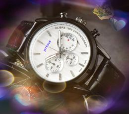 Hardlex Glass Retro Style Luxury Full Functional Watches Outdoor Chronograph Quartz Battery All Sub Dials Work luminous Classic Wristwatches reloj de lujo Gifts