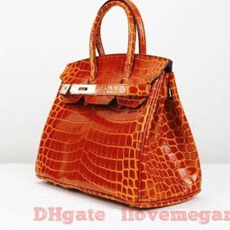 Designer tote bags Luxury fashion Shoulder bags Fashion leather women's bag stone crocodile pattern bag one shoulder handbag leather bag leather women's bag