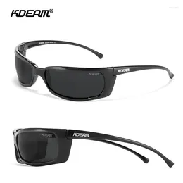 Sunglasses Brand KDEAM Fashion Men Polarized Classic Square Vintager Driving Eyewear Fishing Cycling Bike Sport Women Fun Shades