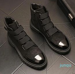 Martin Boots New Autumn winter Flat-bottomed Short Tube Couple Shoes Fashion