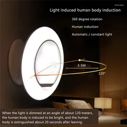 Night Lights 2023 Smart And Novelty Light 360 Degree Rotating Motion Sensor Lamp For Baby Bedroom Table