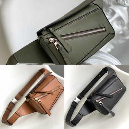 Top 1:1 geometry designer bags belt bags fanny pack bum bag women waist bags handbags beltbag cowhide bumbags classic handbag 2300201
