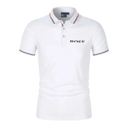 New Designer Mens Polo Shirt Letters Casual Short Sleeve Fashion Loose Lapel Half T M-3Xl