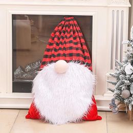 Christmas Decorations Year Packages Drawstring Bags Cartoon Oversized Faceless Doll Gift Storage Pouch Cookie