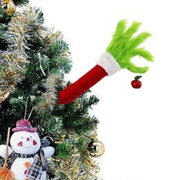 New Grinch Doll Ginch Green Haired Monster Arm Doll Elf Ornament Christmas Christmas Tree Ornaments