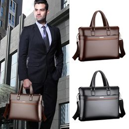 Laptop Bags Kangaroo Leather Briefcases For Men Designer Document A4 Business Tote Handbag Shoulder Square Side Porter Crossbody Bag 231027