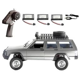 Electric RC Car Mn78 1 12 2.4g Full Scale Cherokee Remote Control Four wheel Drive Climbing Rc Toys For Boys Gifts 231027