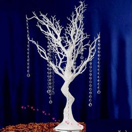 Party Decoration Arrival Upscale Wedding Table White Theme Fake Branch Tree Festival Day Decor Props Supplies Drop Delivery Homefavor Dhtfb