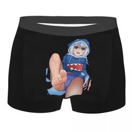 Underpants Men Boxer Shorts Panties Gawr Gura Breathable Underwear Cartoon Homme Fashion SXXL 231027