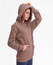 Hooded Outdoor Leisure Sweater Gym Clothes Women Tops Workout Fitness Loose Thick Yoga Jackets Exercise Running Coat Hoodies8118154