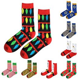 Men's Socks Christmas Cotton For Men Or Women Casual Performance Pad Sports Leisure Warm Girls Size