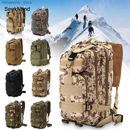 Bags Outdoor Mens 25L Backpack Sports Military Bags Outdoor Military Tactical Pocket Multifunctional Waterproof Hiking Camping Backpack Q231028