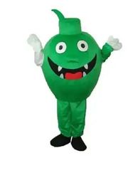 New Adult Halloween Christmas Green Monster Mascotte Fancy Cartoon Mascot Costume Plush Fancy Dress Mascot Costume