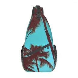 Duffel Bags Vintage Tropical Palms Chest Bag Fashionable Durable Out Cross Multi-Style