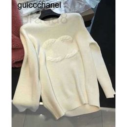 Women's Sweaters Designer 2023 Dress Luxury Women Style Long Sleeve Oversize Knit Pullover Female Casual Loose Embroidery C Letter womens mens sweater