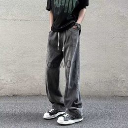 Men's Pants Men Jeans Pants Fashion 2023 New Hip Hop Cargo Casual Harem Joggers Streetwear Denim Trousers J231028