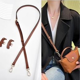 Bag Parts Accessories 1Set Bag Strap For Mini Punch-Free Genuine Leather Shoulder Strap Set Transformation Crossbody Strap Bag Accessories 231027