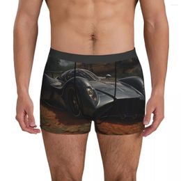 Underpants Dazzling Sports Car Underwear Gothic Mystic Design Trunk Male Stretch Shorts Briefs Gift Idea