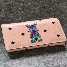 New Fashion wallets South Korea 3 fold 3D rabbit wallet with Box301n