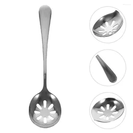 Forks Stainless Steel Colander Kitchen Slotted Spoons Household Serving Cutlery Tablespoon Small Utensils Tableware